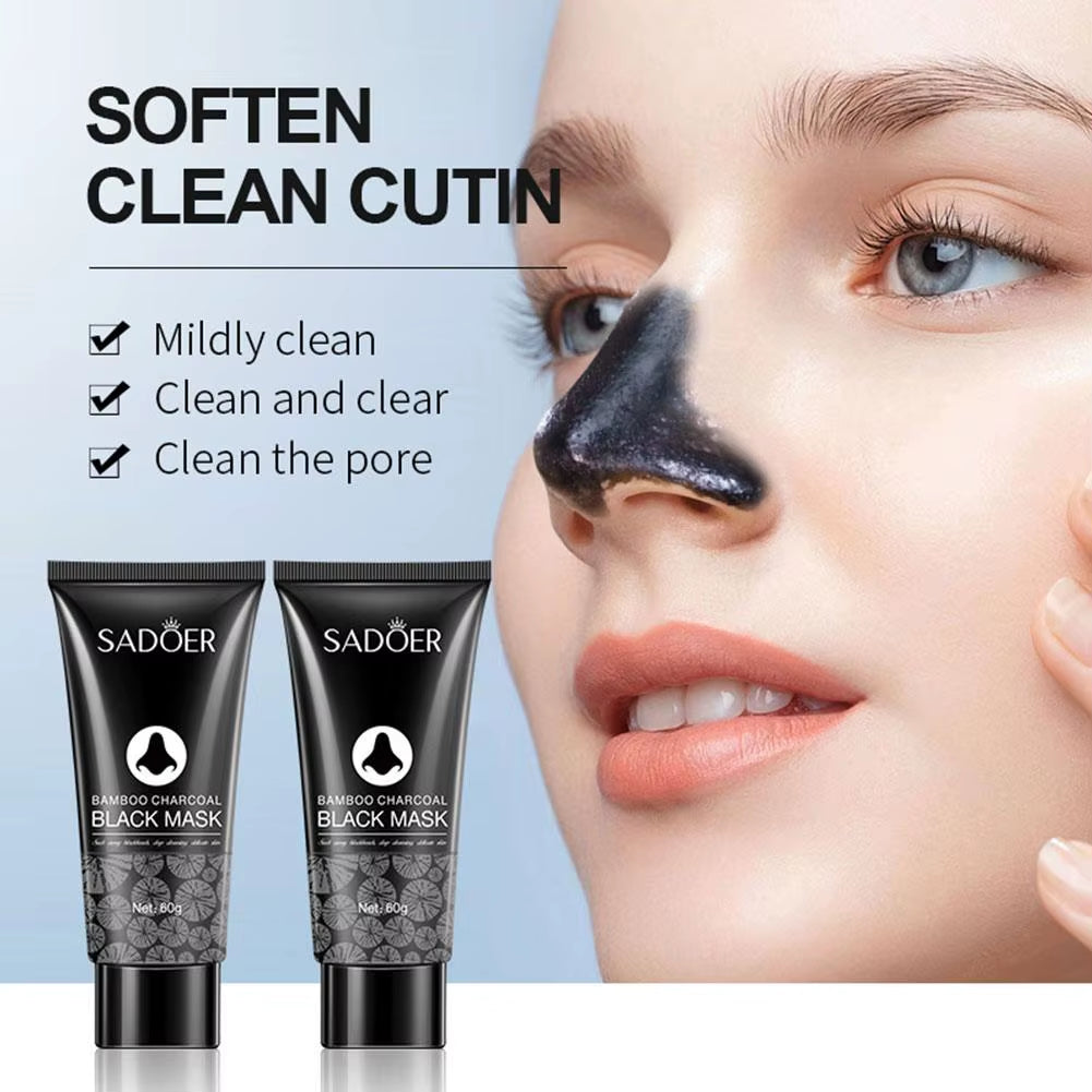 20/60G Blackhead Remove Mask Bamboo Charcoal Peel off Mask Oil-Control Deep Cleansing Shrink Pore Skin Care
